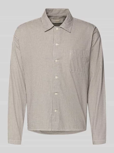 Koszula casualowa o kroju regular fit z bawełny model AUSTIN' Jack & Jones beżowa