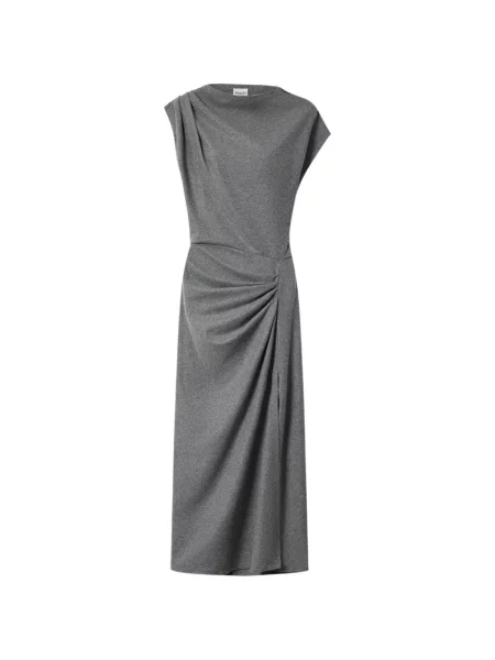 Rochie midi Marant Etoile drapată gri