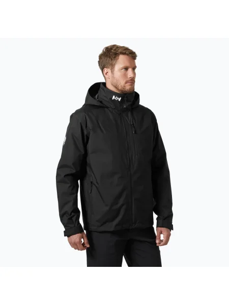 Férfi vitorlás dzseki Helly Hansen Crew Hooded Midlayer 2 fekete. Méret: XL fekete