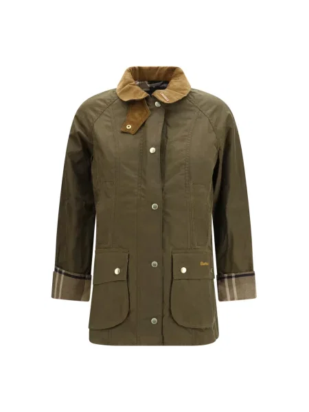 Woskowana kurtka Barbour zielona