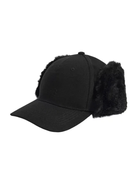 Winter czapka z daszkiem męska czarna