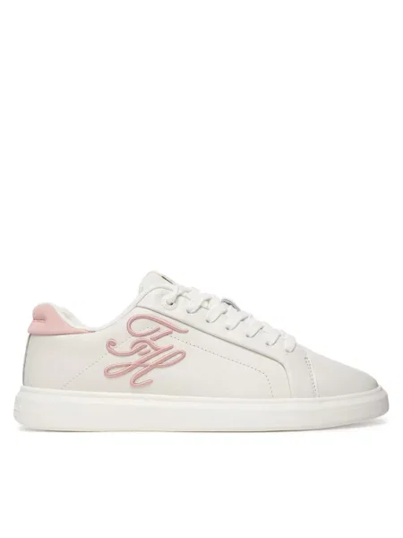 Tommy Hilfiger Sneakersy Th Icon Court Script biały