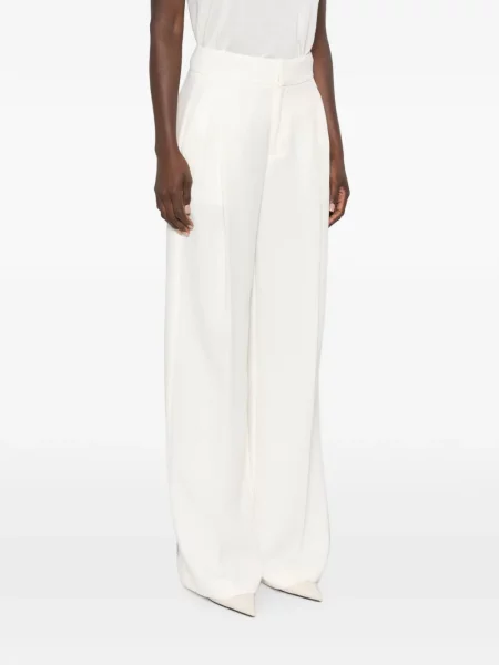 Pantaloni Twinset alb