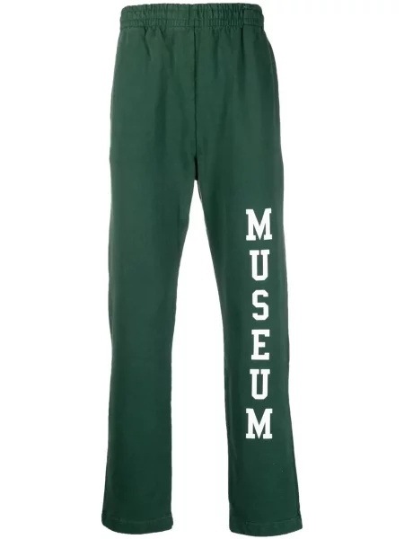 Pantaloni Museum Of Peace & Quiet cu imagine verde