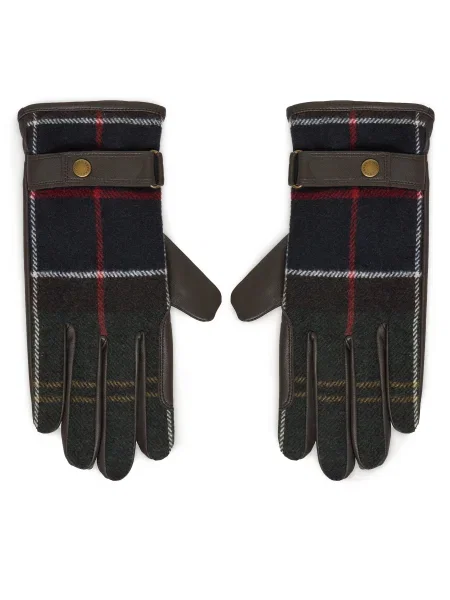 Дамски ръкавици Barbour Aubrey Waterproof зелен