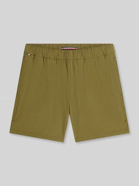 Szorty o kroju regular fit z seersucker model DOVER' Tommy Hilfiger