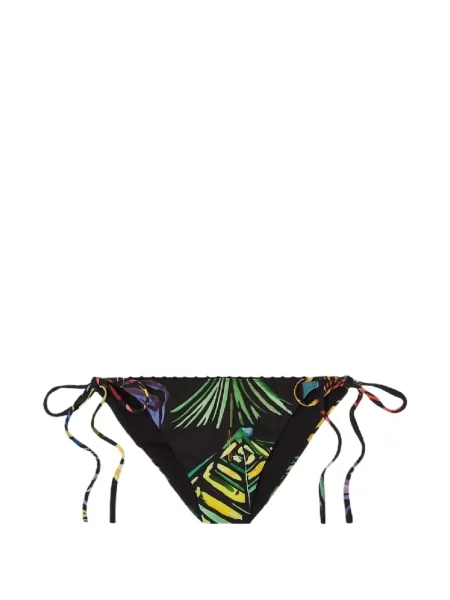 Bikini Charo Ruiz Ibiza cu imagine cu imprimeu abstract negru