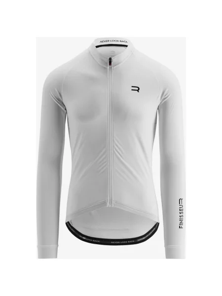 Koszulka rowerowa z długim rękawem Finisseur Core Thermal czysty XS biały