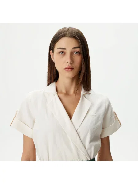 Lacoste Sukienka Lacoste biała
