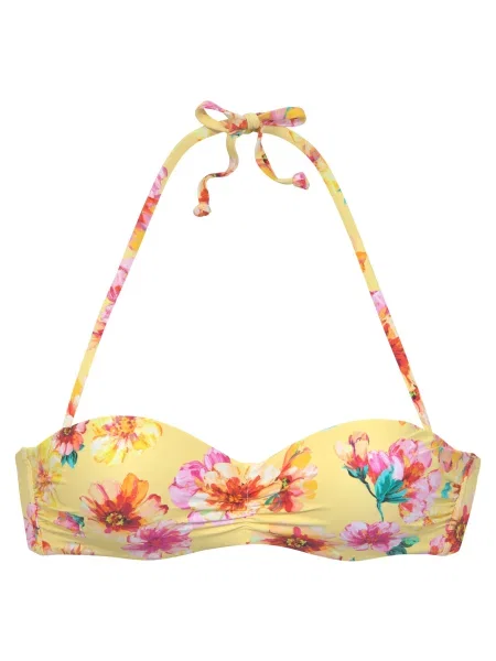 SUNSEEKER Sutien costum de baie galben