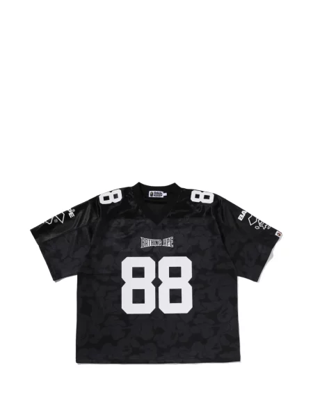 Tricou A Bathing Ape® cu imagine cu model camuflaj negru