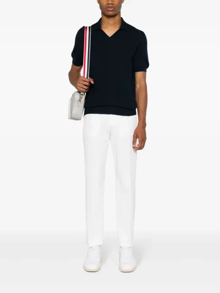 Megzta polo marškinėliai Kiton mėlyna