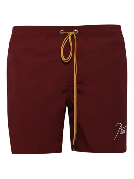 Kąpielówki Rhude z logo czerwone
