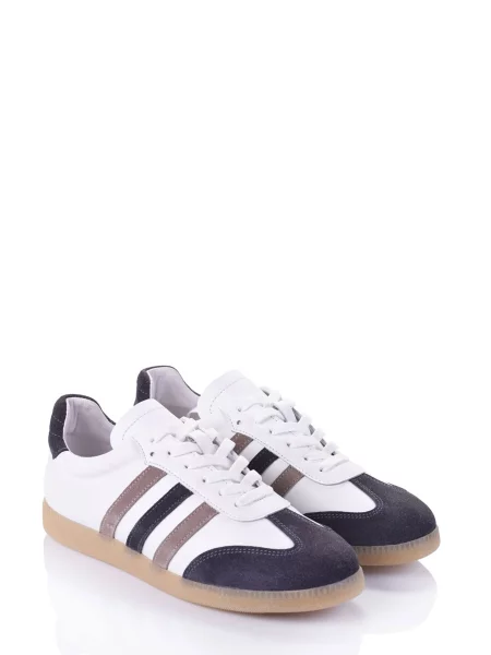 Замшевые кеды Marco Piero белые