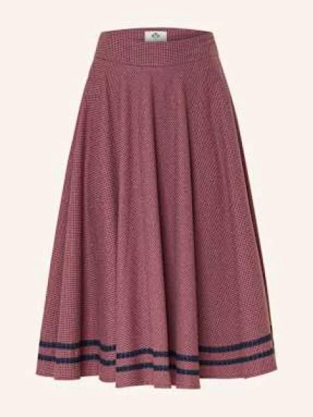 Berwin & Wolff Spódnica Do Stroju Ludowego Z Flaneli rot czerwona