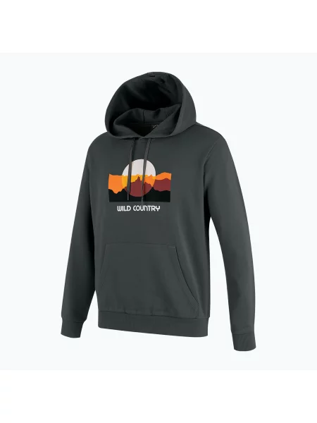 Mikina Wild Country Movement onyx šedá