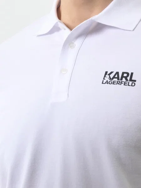 Поло Karl Lagerfeld белое