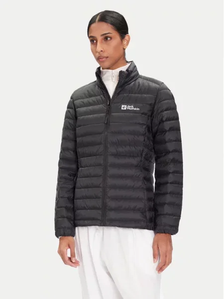 Jack Wolfskin Μπουφάν πουπουλένιο Pilvi μαύρο