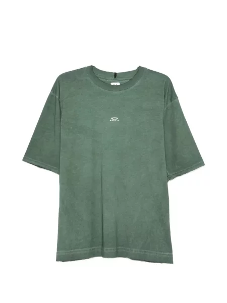 Tricou Oakley cu decolteu rotund verde