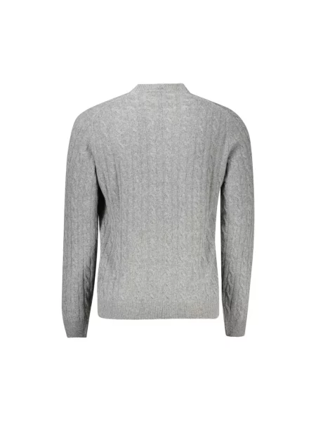 Sweter North Sails z kaszmiru z długim rękawem szary