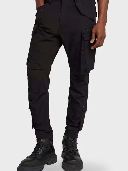 Штани карго G-star Raw чорні
