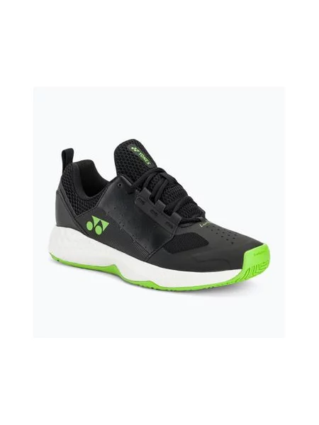 Черевики для тенісу YONEX Lumio 4 black/lime green чорні