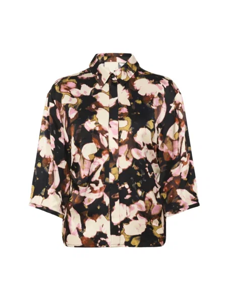 Lniana wielobarwność bluzka Soaked In Luxury