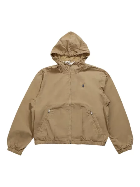 Krótki dzianinowe polo Polo Ralph Lauren z kapturem czarne