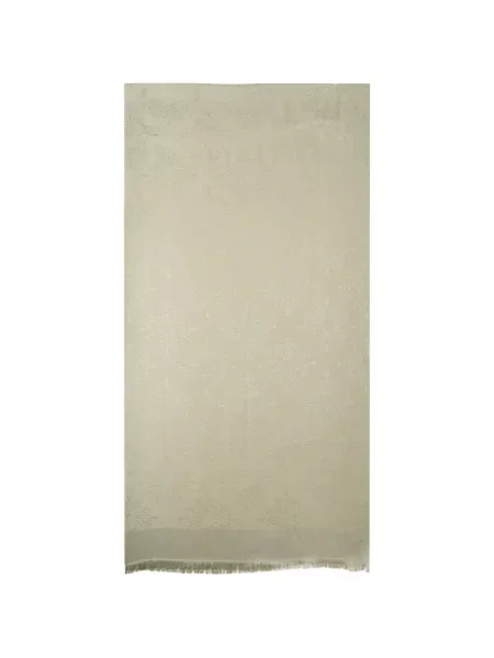 Fular Mulberry din jacard cu autograf verde