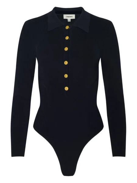 Dzianinowy body L'agence czarny