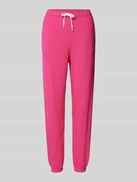 Lekkie spodnie dresowe Polo Ralph Lauren różowe
