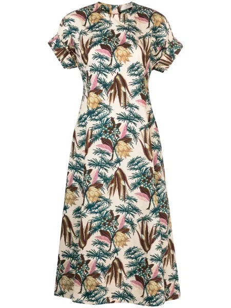 Rochie Ulla Johnson cu model floral de costum