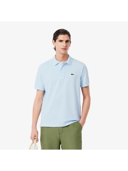 Lacoste Koszulka Polo Classic Fit Light Piqué niebieska