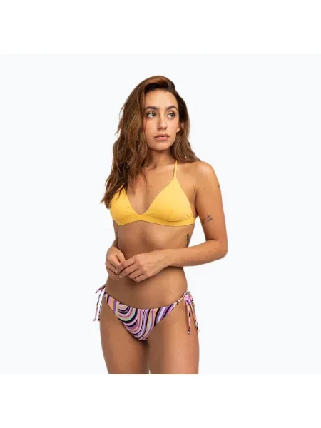 Olcsóbban. Fürdőruha alsó Billabong Sol Searcher Tie Side Tanga stripes. Méret: