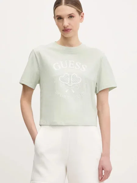 Тениска Guess зелено
