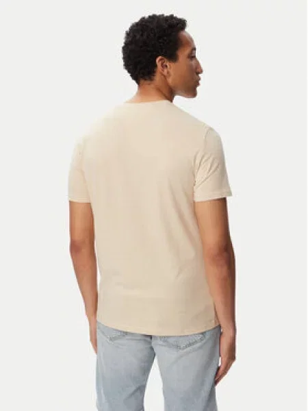 Tommy Jeans Marškinėliai Jaspe Htr Tee Ext smėlio