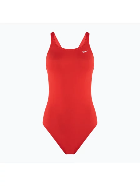 Nike Hydrastrong Solid Fastback дамски бански от една част червен