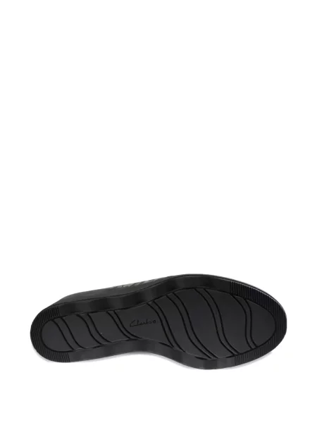 Σανδάλια Clarks Originals με τακούνι-σφήνα με σχέδιο με λεοπαρ μοτιβο μαύρο