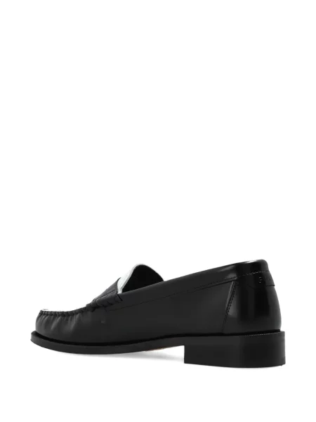 Pantofi loafer Furla din piele negru