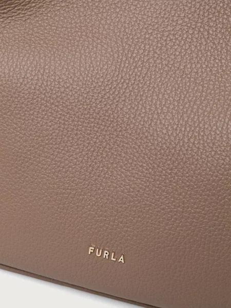 Кожаная сумка хобо Furla