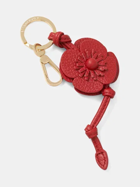 Usnjen obesek za ključe Coccinelle E2 41 10 01 rdeča