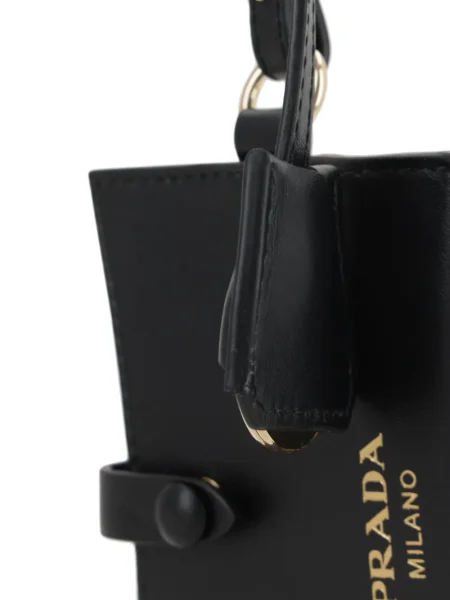 Pandantiv Prada din piele negru