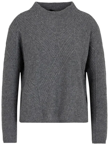 Pulover Emporio Armani de lână gri