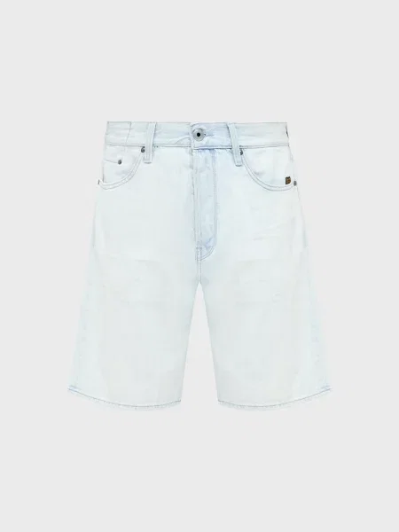 Джинсовые шорты G-star Raw голубые