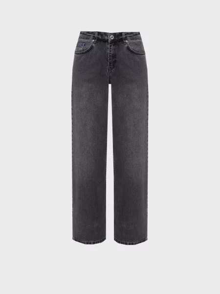 Прямі джинси Karl Lagerfeld Jeans сірий