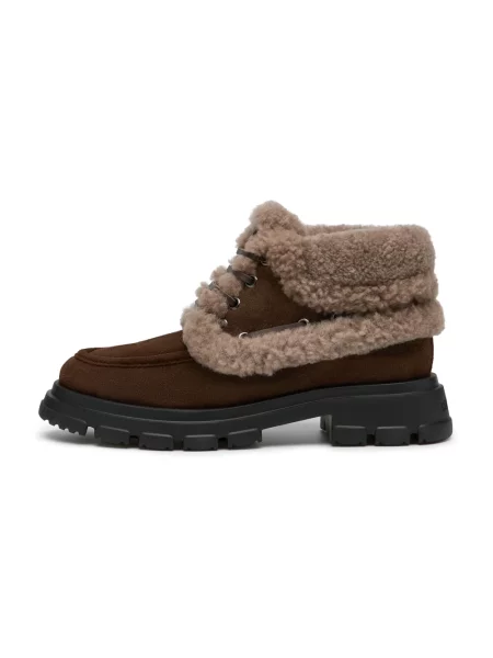 Buty do kostki Candice Cooper wełniane brązowe