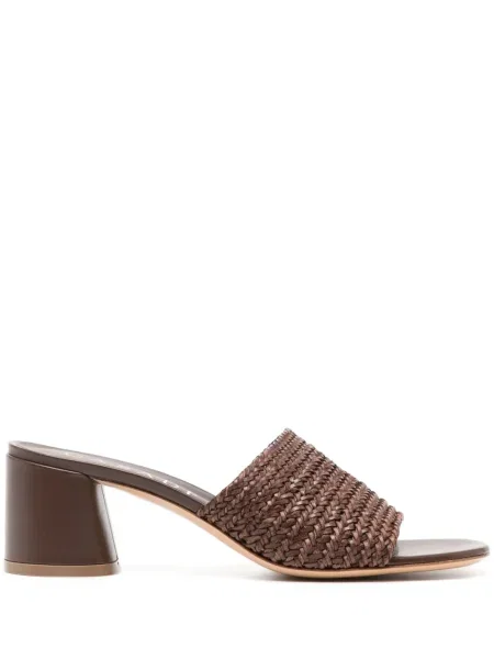 Papuci tip mules Casadei maro