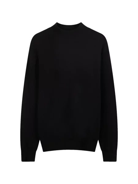 GOBI Cashmere Pulover Men's Timeless Mock Neck Cashmere Sweater' negru