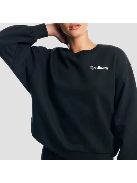 Bluza fitness oversize Base czarna