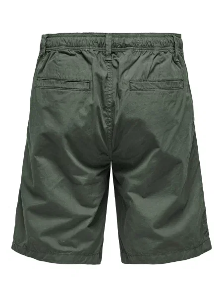 Only & Sons Chino nadrág Loc sötétzöld